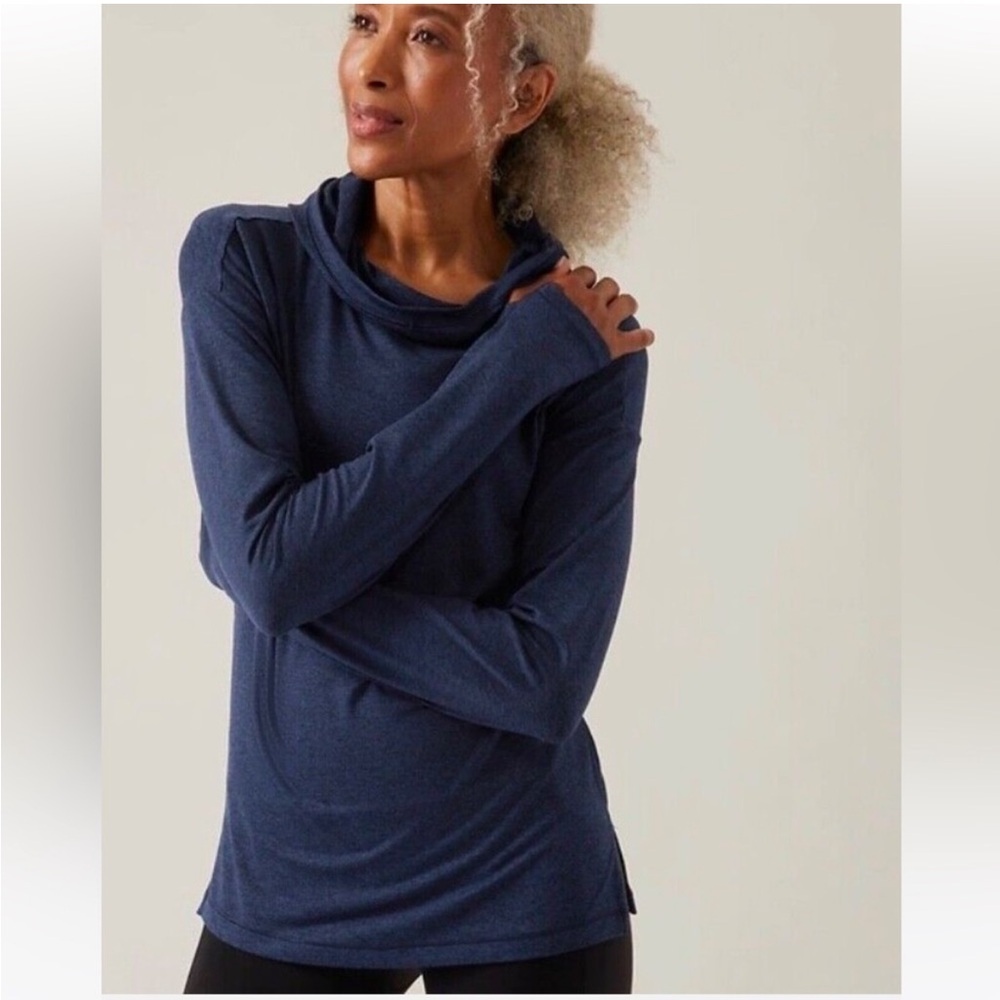 Athleta‎ Uptempo II Hoodie Sweatshirt Navy Medium